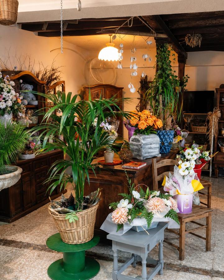 Rincón del taller de Floristería Andrea, Salamanca